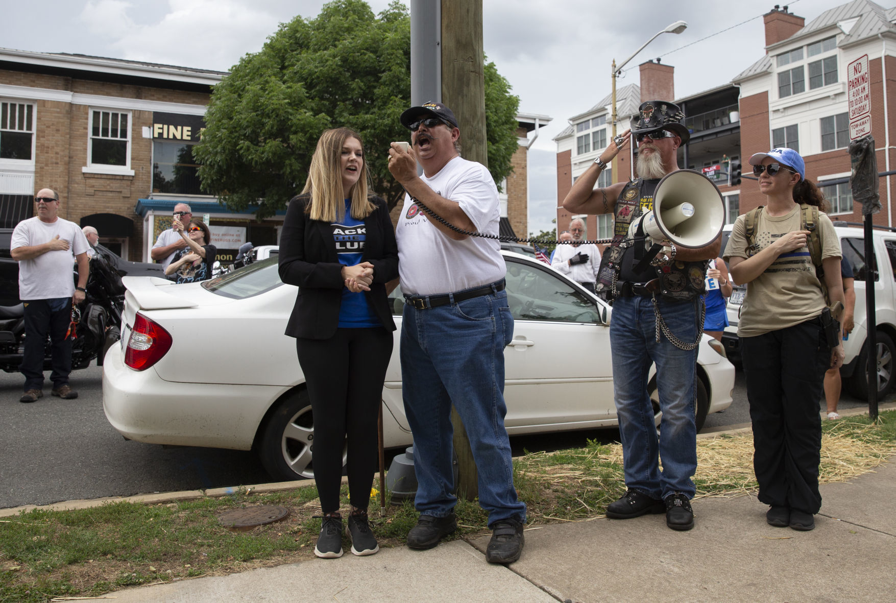 Back the Blue rally